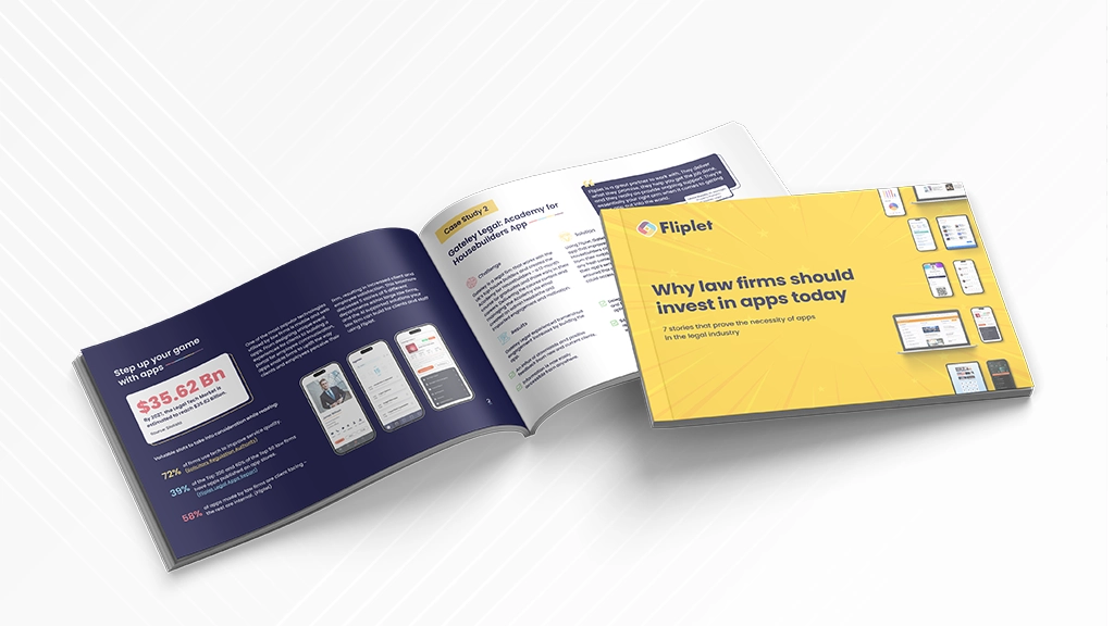 Image for Fliplet Legal Ebook: 5 stories on how top law firms are benefiting from apps